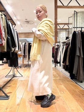 「アイテム（ローファー）」を使った、チコたんさん（レディース・156cm・40代）の秋コーディネート