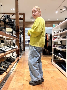 「アイテム（ローファー）」を使った、チコたんさん（レディース・156cm・40代）の秋コーディネート