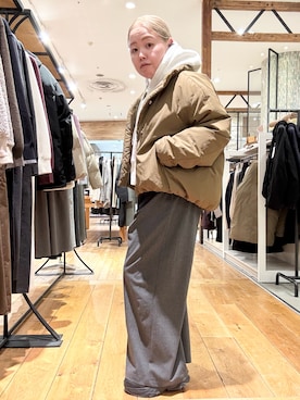 「アイテム（ローファー）」を使った、チコたんさん（レディース・156cm・40代）の冬コーディネート