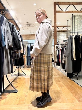 「アイテム（その他トップス）」を使った、チコたんさん（レディース・156cm・40代）の秋コーディネート