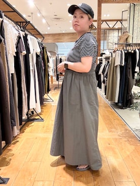 「PETIT BATEAU（プチバトー）のアイテム」を使った、チコたんさん（レディース・156cm）の夏コーディネート