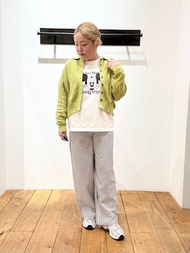 「ウエストがゴム」｜チコたんさん（レディース・156cm）の春コーディネート