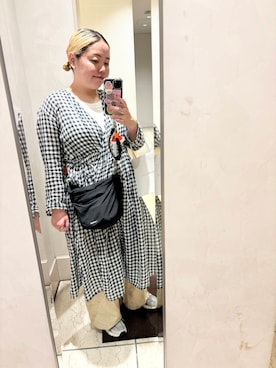 「ウエストがゴム」｜チコたんさん（レディース・156cm）の春コーディネート
