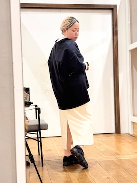 「アイテム（シャツ/ブラウス）」を使った、チコたんさん（レディース・156cm）の秋コーディネート