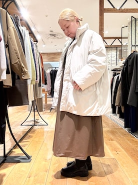 「アイテム（ワンピース）」を使った、チコたんさん（レディース・156cm）の秋コーディネート