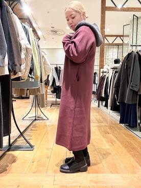 「アイテム（ワンピース/ドレス）」を使った、チコたんさん（レディース・156cm・40代）の秋コーディネート