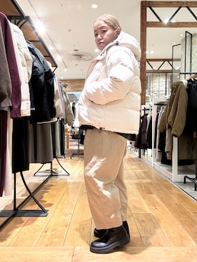 「アイテム（シャツ/ブラウス）」を使った、チコたんさん（レディース・156cm・40代）の冬コーディネート