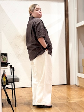 「かぐれ（カグレ）のアイテム」を使った、チコたんさん（レディース・156cm）の夏コーディネート