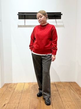 「シンフルコーデ」｜「アイテム（ブーツ）」を使った、チコたんさん（レディース・156cm）の冬コーディネート