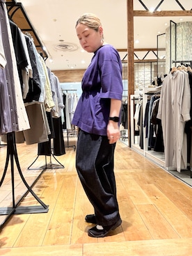 「EKAL（エカル）のアイテム」を使った、チコたんさん（レディース・156cm）の春コーディネート