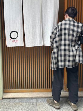「ENOF（イナフ）のアイテム（バッグ）」を使った、sHaさん（レディース・165cm）の秋コーディネート