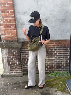 「duei（デュイ）のアイテム」を使った、miqsonさん（レディース・163cm）の夏コーディネート