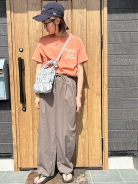 「しまむら」｜miqsonさん（レディース・163cm）の夏コーディネート