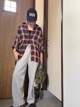 「しまむら（シマムラ）のアイテム（トップス）」を使った、miqsonさん（レディース・163cm）の秋コーディネート