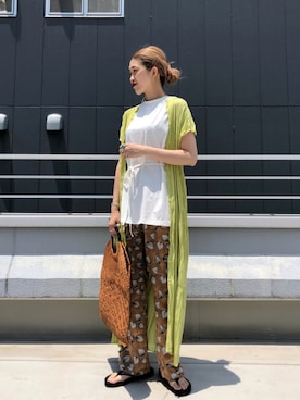 OKUBOさん（レディース・161cm）の夏コーディネート