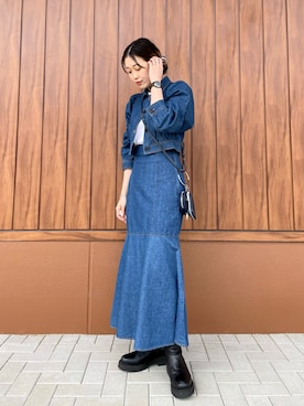 OKUBOさん（レディース・161cm）の春コーディネート