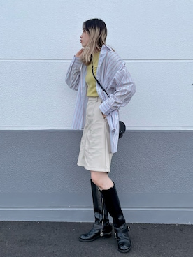 OKUBOさん（レディース・161cm）の冬コーディネート