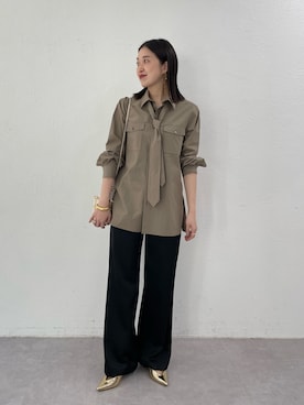 OKUBOさん（レディース・161cm）の冬コーディネート