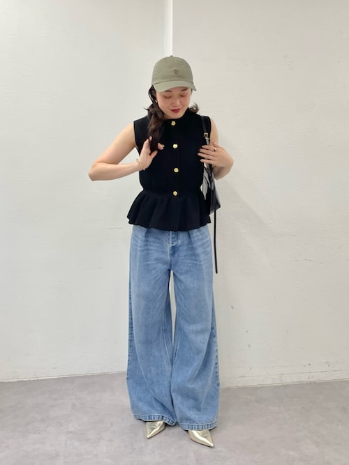 最終価格】【現行】予約完売 新品タグ付ザポーズ ペプラムノースリーブプルオーバー セール】【THE PAUSE】ペプラムノースリーブプルオーバー