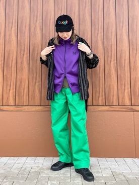 「ごきげんウィーク」｜「アイテム（帽子）」を使った、CHIHIROさん（レディース・161cm）の春コーディネート