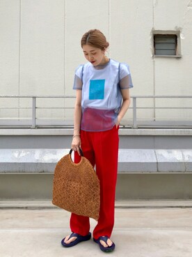 OKUBOさん（レディース・161cm）の夏コーディネート
