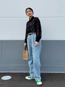 OKUBOさん（レディース・161cm）の春コーディネート