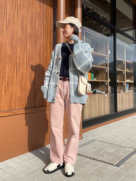 OKUBOさん（レディース・161cm）の冬コーディネート