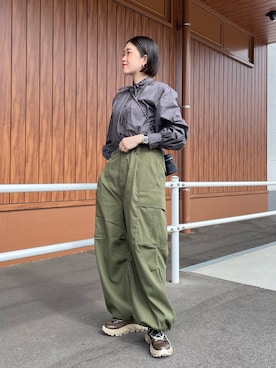 OKUBOさん（レディース・161cm）の春コーディネート