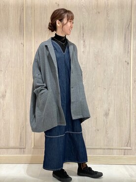 「SETTO（セット）のアイテム（ジャケット/アウター）」を使った、ayu_____u.さん（レディース・164cm）の秋コーディネート