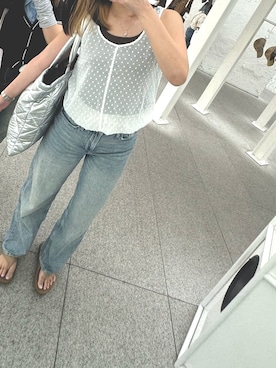 「アイテム（デジタル腕時計）」を使った、Misaki さん（レディース・162cm）の秋コーディネート