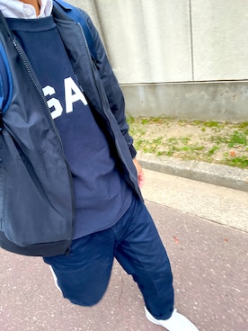 「NIKE（ナイキ）のアイテム（ブルゾン）」を使った、applesinstereoさん（メンズ・179cm）の秋コーディネート