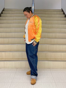 「AVIREX（アヴィレックス）のアイテム」を使った、misiaさん（レディース・165cm）の夏コーディネート