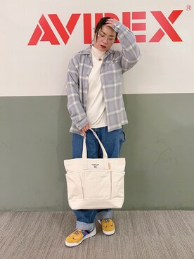 「ペインターデニム」｜misiaさん（レディース・165cm）の冬コーディネート