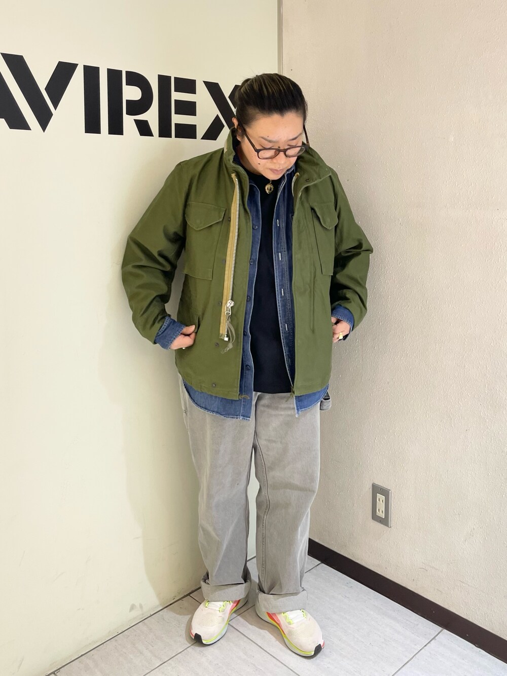 AVIREX（アヴィレックス）の「《VINTAGE LINE》M-65 FIELD JACKET 1st