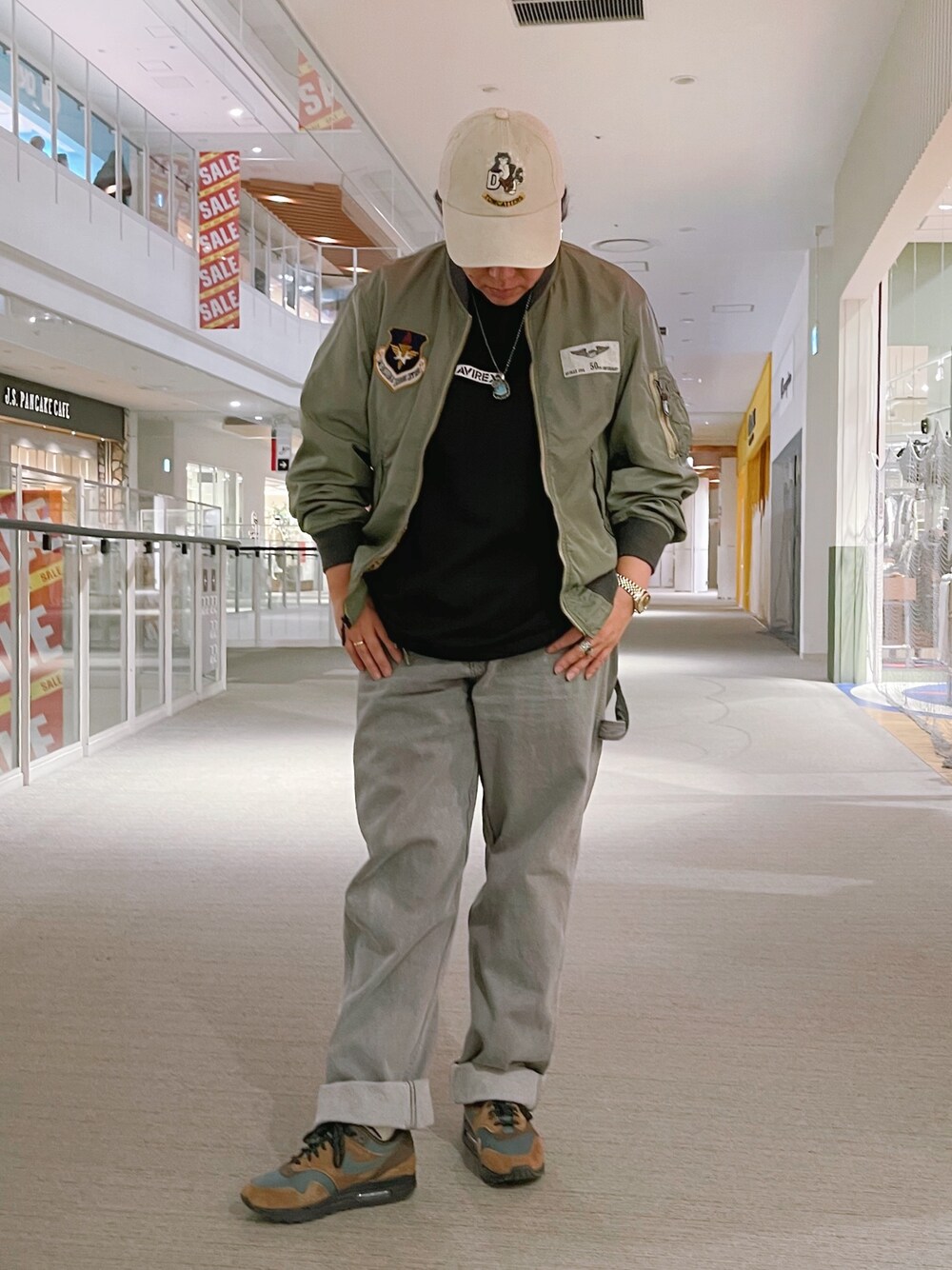 AVIREX（アヴィレックス）の「US NAVY TOMCAT PIGMENT CAP / US