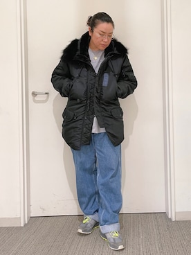 「フユコーデ」｜「アイテム（ジャケット/アウター）」を使った、misiaさん（レディース・165cm）の秋コーディネート