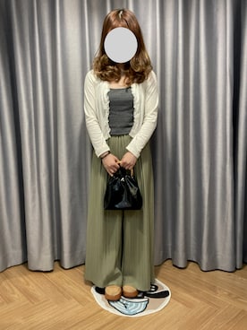 「通勤穿搭」｜「アイテム（バッグ）」を使った、daboox2さん（レディース・158cm）の冬コーディネート