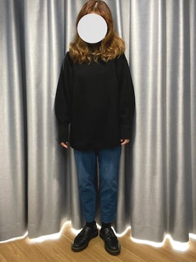 「通勤穿搭」｜「アイテム（チノパンツ）」を使った、daboox2さん（レディース・158cm）の冬コーディネート