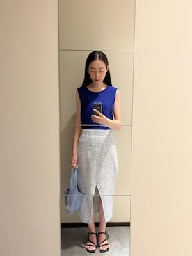 「AS（アス）のアイテム」を使った、Monica!!さん（レディース・165cm）の夏コーディネート
