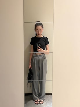 「Balanciagaのアイテム」を使った、Monica!!さん（レディース・165cm）の夏コーディネート