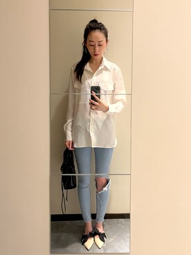 「Balanciagaのアイテム」を使った、Monica!!さん（レディース・165cm）の夏コーディネート