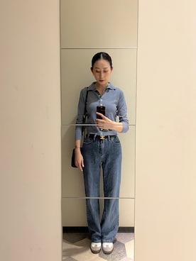 「YSL（ワイエスエル）のアイテム（バッグ）」を使った、Monica!!さん（レディース・165cm）の秋コーディネート