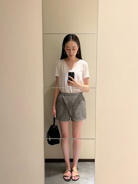 「AS（アス）のアイテム」を使った、Monica!!さん（レディース・165cm）の夏コーディネート