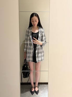 「AS（アス）のアイテム」を使った、Monica!!さん（レディース・165cm）の夏コーディネート