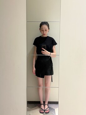 「AS（アス）のアイテム」を使った、Monica!!さん（レディース・165cm）の夏コーディネート