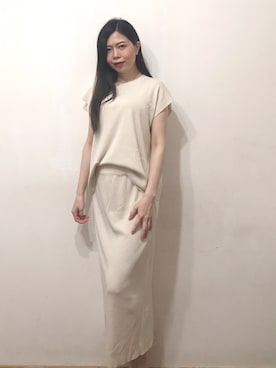 「LOVFEE（ラッフィ）のアイテム（トップス）」を使った、Amandaさん（レディース・161cm）の春コーディネート