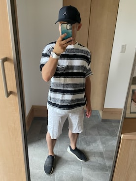 「ICE WATCH（アイスウォッチ）のアイテム」を使った、GoUさん（メンズ・163cm）の夏コーディネート