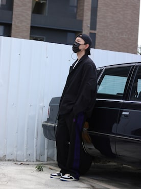 「AIR JORDAN」｜「アイテム（テーラードジャケット）」を使った、WAISENG さん（メンズ・170cm）の秋コーディネート
