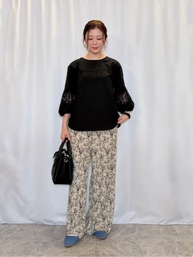 「Airpapel（エアパペル）のアイテム」を使った、おうめさん（レディース・160cm）の春コーディネート