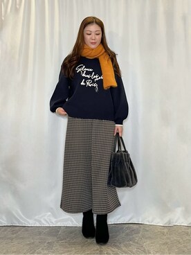 おうめさん(レディース・160cm)の冬コーディネート